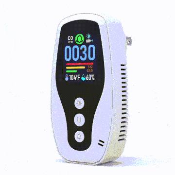 The detector with a display.